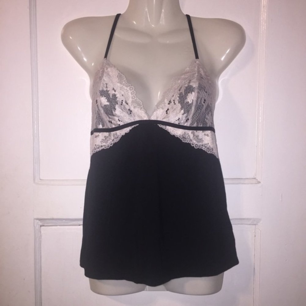 Topshop Lace Racer Back Cami